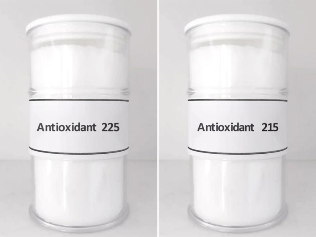 Antioxidant 215 for processing, 225 for long-term thermal stability